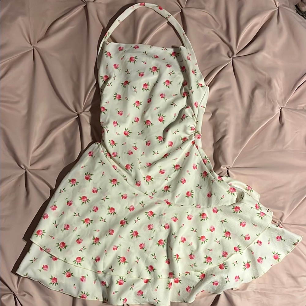 Floral Halter Dress